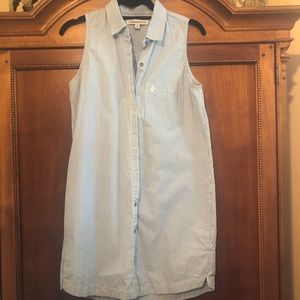 Abercrombie sleeveless shirt dress